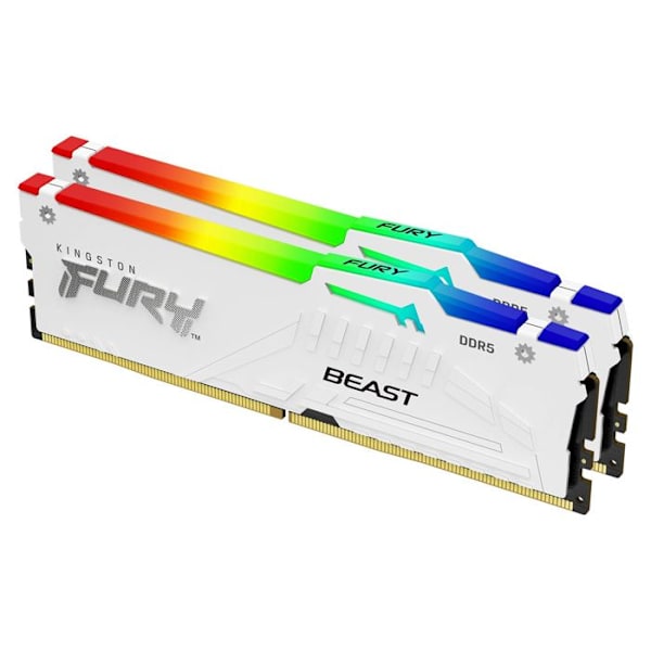 RAM - KINGSTON - FURY Beast RGB 64 GB DDR5 6000 MHz CL36 - Dual Channel Kit PC5-48000