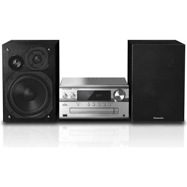 PANASONIC PMX90EG-S HiFi-system - CD/MP3-afspiller, FM-radio, Bluetooth - Sort
