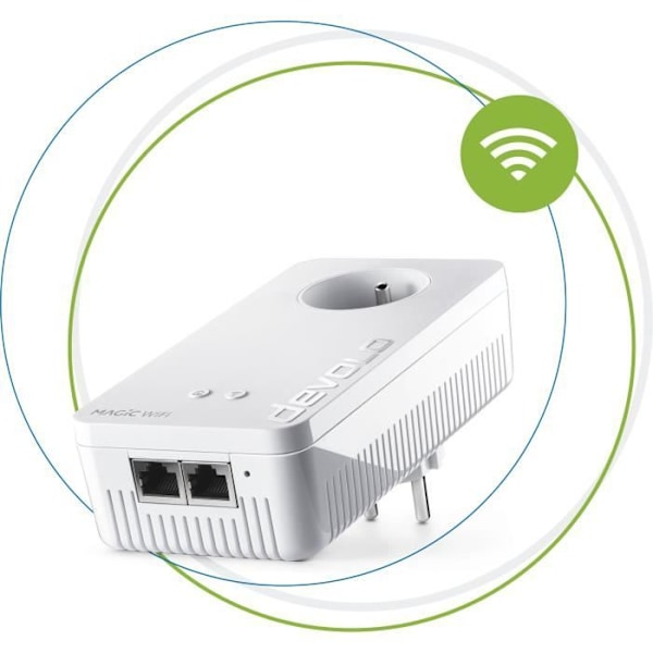 DEVOLO Magic 2 WiFi næste - Udvidelse - 1 CPL-adapter - 2400 Mbit/s