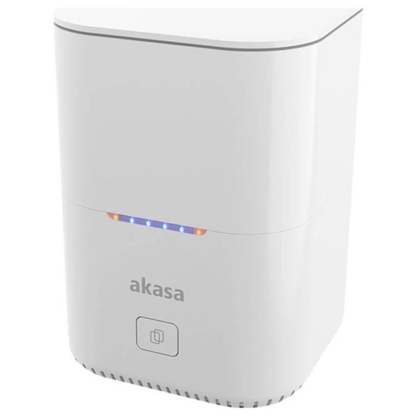 Akasa DuoDock MX SSD-kotelo M.2 USB-C® (USB 3.2 Gen 2) 10 GBit/s M.2 PCIe NVMe 2242, 2260, 2280 AK-DK09U3-WHCMV2