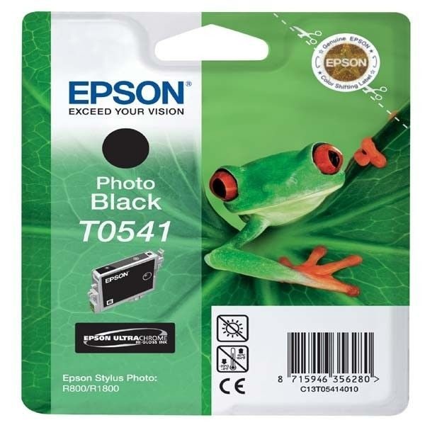 EPSON Förpackning med 1 fotopatron T0541 - Svart - Standard 13ml