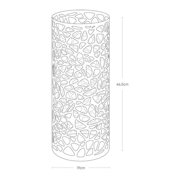 CALICOSY - Paraplystander L19 cm - NEST - Sort-Sort