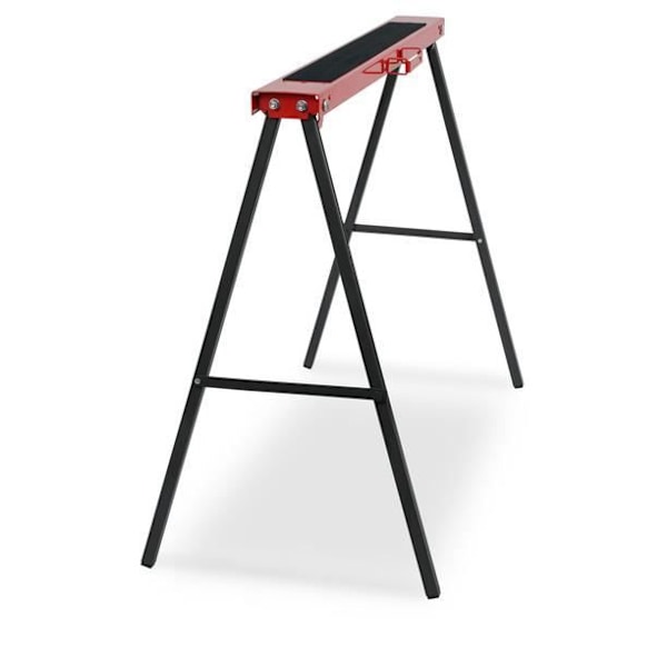 Klapbord - Ikke specificeret - 250kgs - Arbejdshøjde 78.5 cm - Rød farve - Solgt i pakke