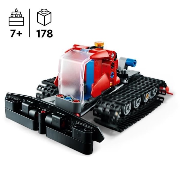 LEGO® Technic 42148 Snow Groomer, 2-i-1, byggleksak, med snöskoter, modellfordon Flerfärgad