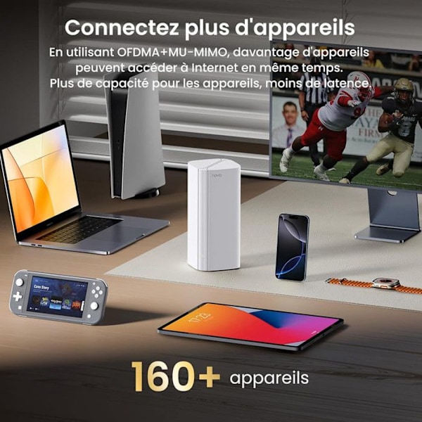 Tenda Mesh WiFi 6 AX3000 Nova EX12 2 Pakke - Mesh WiFi System til hele huset