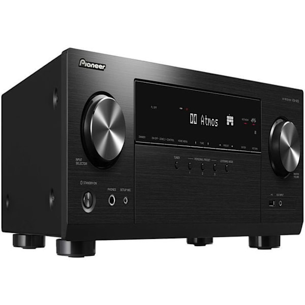 Ampli Home Cinema - Pioneer - VSX-935 - 8K/60p - Dolby Atmos - Sort sort