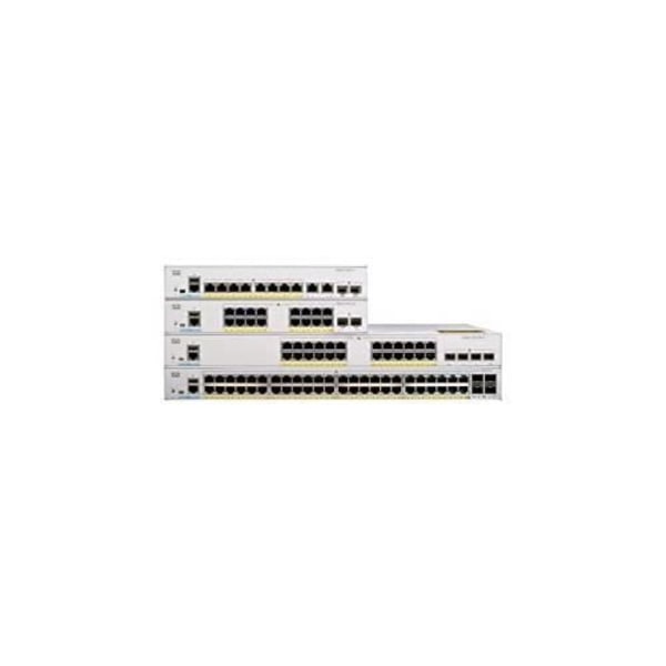 CISCO C1000-8T-E-2G-L Catalyst 1000 8-Port Gigabit data-kun 2 x 1G SFP Uplinks LAN-base med ekstern strømforsyning