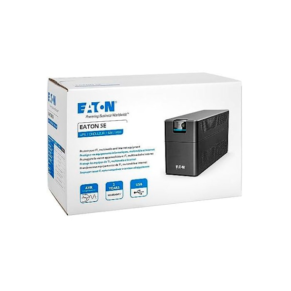 EATON UPS 5E GEN2 900 USB DIN - INTERAC KESKEYTYMÄTÖN VIRTALÄHDE