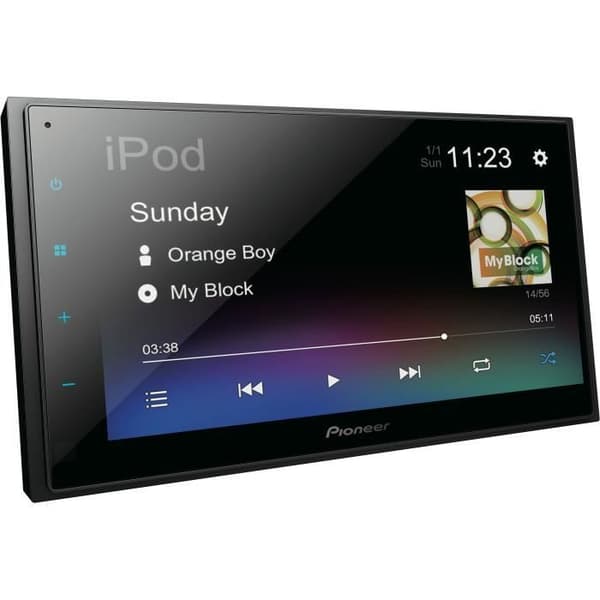 Multimedia bilradio - PIONEER - Kapacitiv skärm 6,8- 2DIN - DAB - USB - Backup-kameraingång