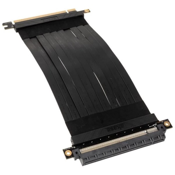 akasa akasa stigrør sort x2, premium pcie 3.0 x 16 stigrør, 20 cm -