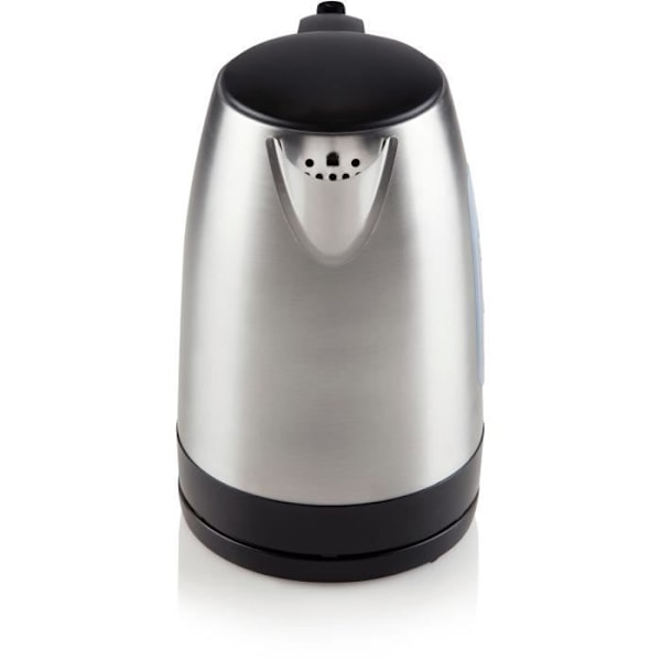 Vattenkokare i rostfritt stål - DOMO - DO496WK - 2200 W - 1,7 L - 360° bas - Grå Grå och svart