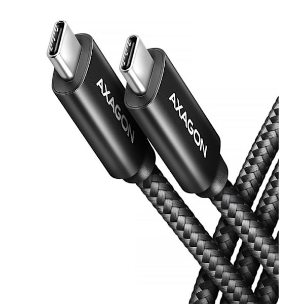 USB-C kabel - AXAGON - BUCM4X-CM10AB - USB4 Gen 3×2 - 1 m - PD 240W - 8K HD