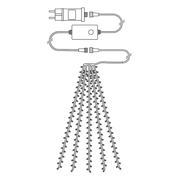 Nedis Decorative LED SmartLife | WIFILXT12W200 |Musta