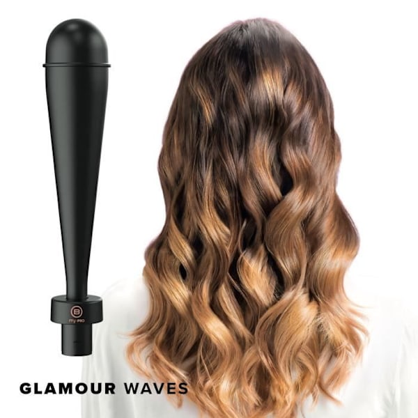 Styler - BELLISSIMA - Twist & Styl Kit - Sort - Temperatur 190°C - Rotation til styling Sort og rosa guld