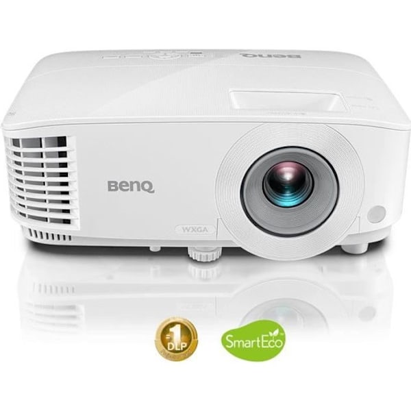 BenQ MW550 DLP-projektor - WXGA 1280 x 800 - 3600 Lumens - 20000:1 - 3D - Hvid Hvid