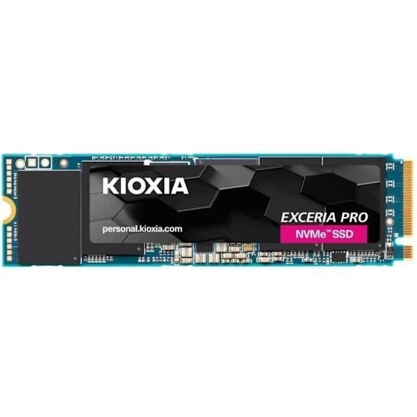 SSD - KIOXIA - EXCERIA PRO - 1 To, M.2, 7300 Mo/s læsning, 6400 Mo/s skrivning, til bærbar computer
