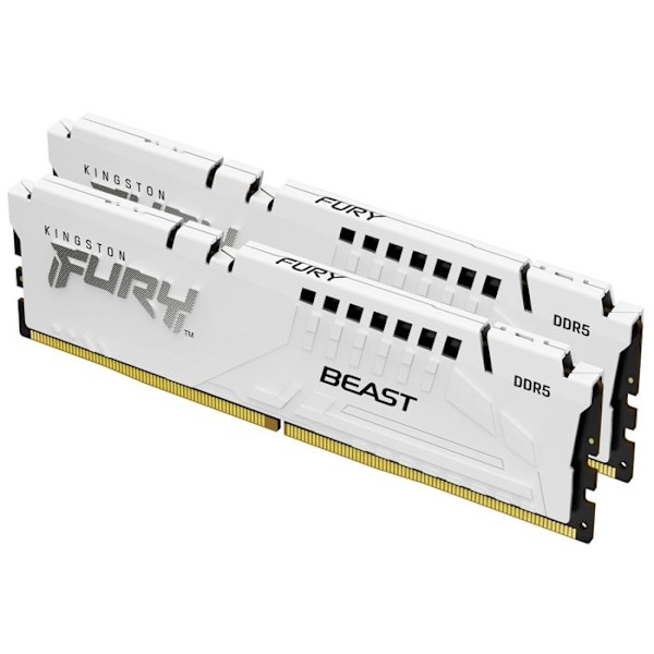 RAM-minne DDR5 - KINGSTON - FURY Beast White EXPO - 64Go - 6000MT/s - CL30