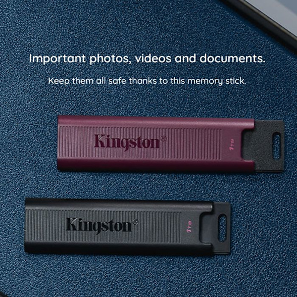 USB nøgle - Kingston - DataTraveler MAX - 256 GB - USB 3.2 - Læsehastighed 1000 MB/s