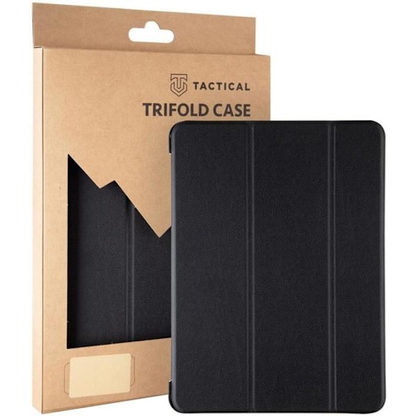 Taktisk bok tri-fold fodral för Lenovo Tab M10 3:e generationen (TB-328) 10.1 svart