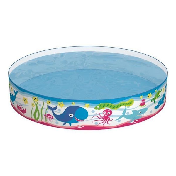Piscine - Bestway - FILL 'N FUN - Diameter 1.22m - Height 25cm - Multicolor - PVC, Vinyl