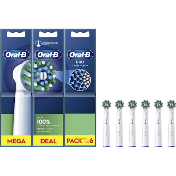Oral-B Pro Cross Action, 6 kpl