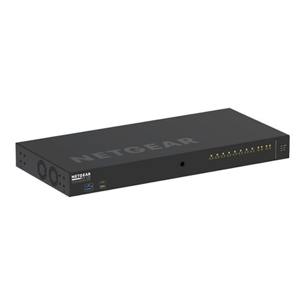 Switch - NETGEAR - M4250-10G2F-PoE+ - 10 x 10/100/1000 - 2 x Gigabit SFP - PoE+ 125W