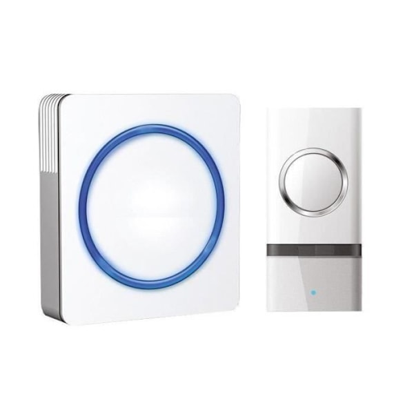 Solight trådløs videodørklokke - Wi-Fi-kamera - Genopladeligt batteri - Nem installation