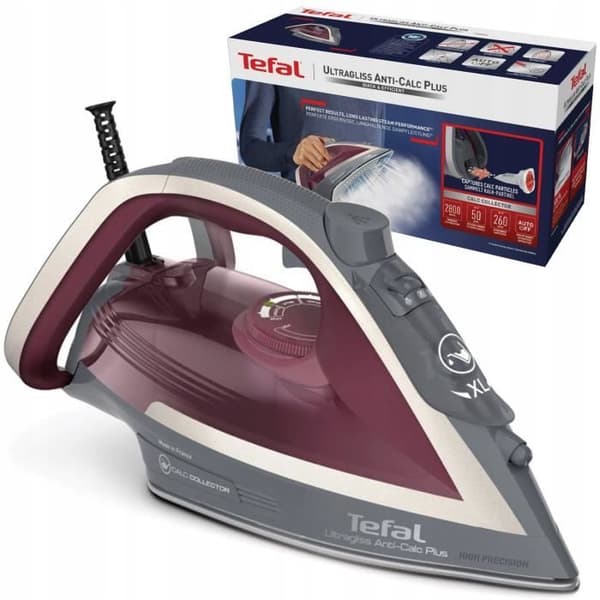 Strykbräda - Tefal - Ultragliss Plus FV6840E0 - 2800 W - Durilium AirGlide - Antikalk