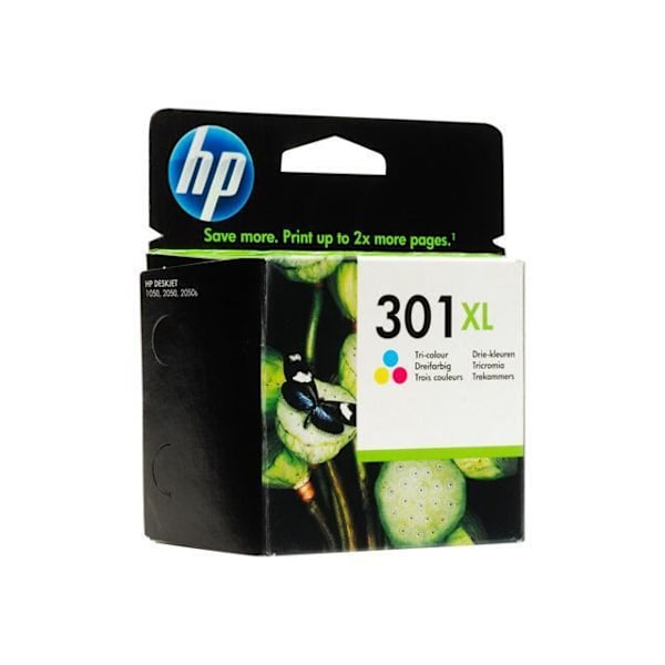 301XL mustepatruuna - kolmivärinen väriainepohjainen - HP - 1 kpl pakkaus - suuritehoinen