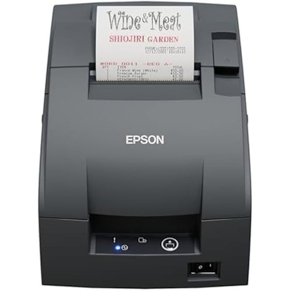Dot Matrix Printer - EPSON - TM-U220IIB - Kablet - Sort - Direkte termisk Grå