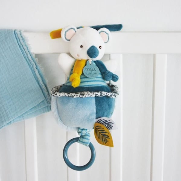 DOUDOU ET COMPAGNIE - Yoca koala - Musikæske - Unisex - Baby - Blå - Fra fødslen