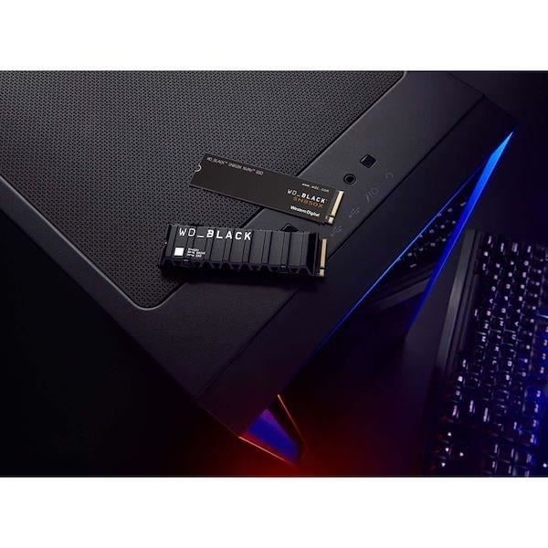 WESTERN DIGITAL SN850X harddisk - NVME SSD - 2TB intern - M2 format - Sort