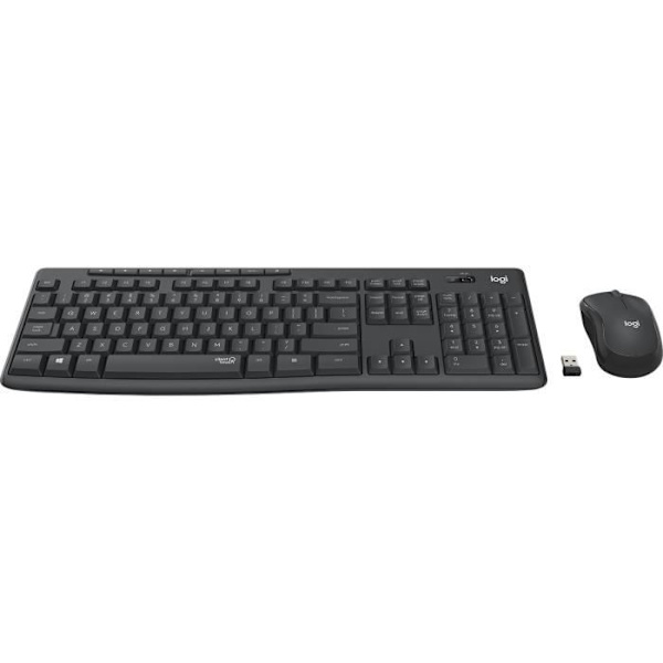 MK295 Silent Wireless Combo GRAPHITE UK