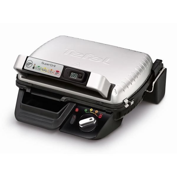 TEFAL GC451B12 Supergrill ajastin Lihagrilli - harmaa