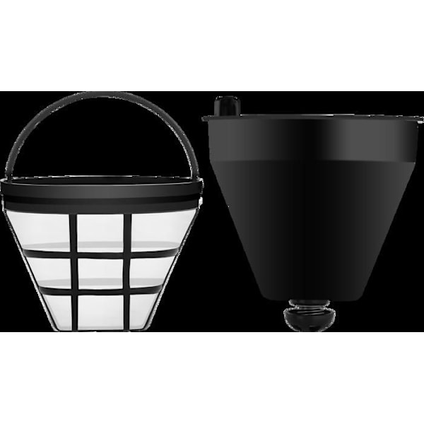Filterkaffekande - ECG - KP 2125 Supreme - 1,5 L - 12 kopper - LCD-skærm - Hold varm-funktion