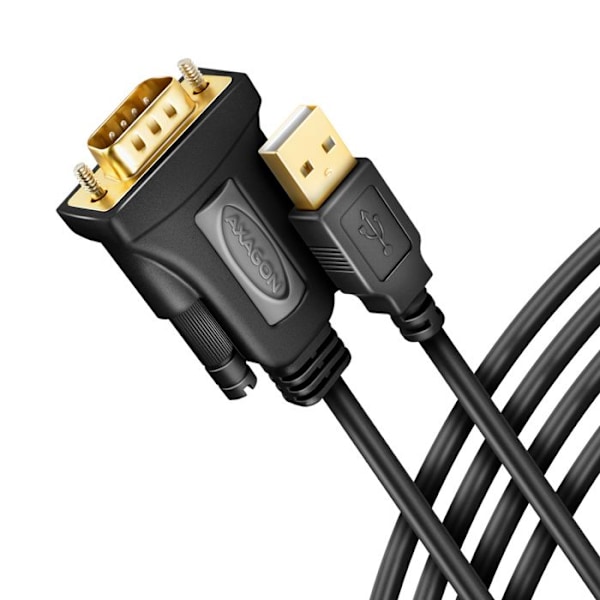 Axagon Ads-1Pqn-sovitin - Rs-232 Com-Port USB 2.0 -liittimeen - Ft232Rl-Ch