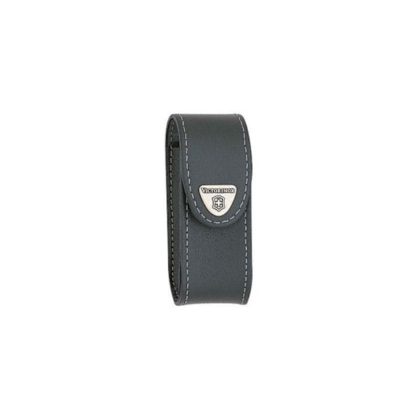 Etui - Victorinox - 4.0520.3 - Sort læder - Til 91 mm kniv - 6 til 14 stykker Svart