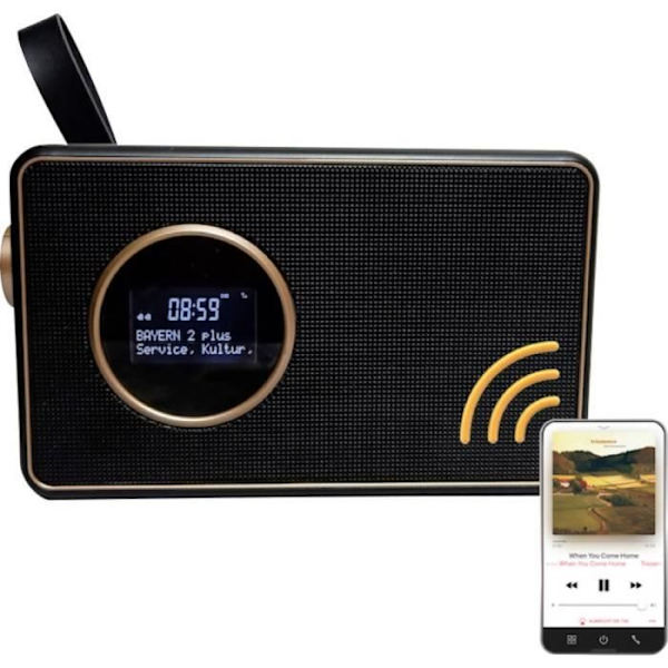 Albrecht DR 750 Bordradio DAB+, DAB, FM DAB+, FM sort
