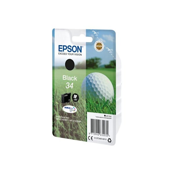 EPSON Original blækpatron 34 - 6,1 ml - Sort