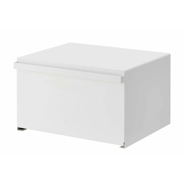 Brødkasse - Yamazaki hjemmebrødpose - 4352 - Yamazaki -P Home Hvid stålbrødkasse