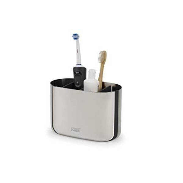 JOSEPH JOSEPH EASYSTORE LUXE - RUSTFRI STÅL TANDBØRSTEHOLDER