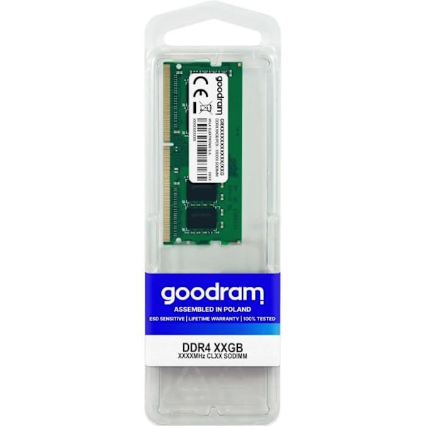 GOODRAM GR3200S464L22S-16G 16 Gt MUISTIODULI 1 X 16 Gt DDR4 3200