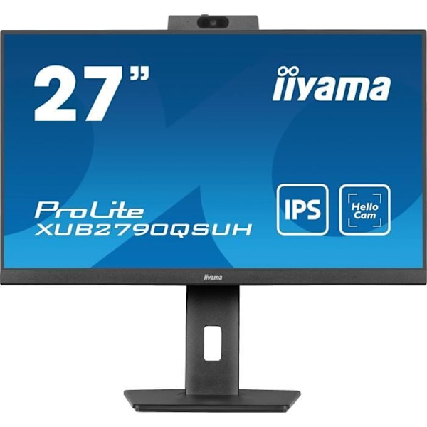 IIYAMA 27' Ultra Thin skärm med IPS-panel, 2560x1440 upplösning, 100Hz uppdateringsfrekvens och 0,4ms svarstid.