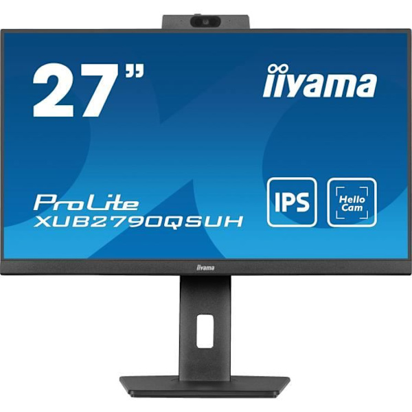 PC-skærm - IIYAMA - XUB2790QSUH-B1 - 27" QHD - IPS - 100Hz - 0,4ms - USB-C - Justerbar fod