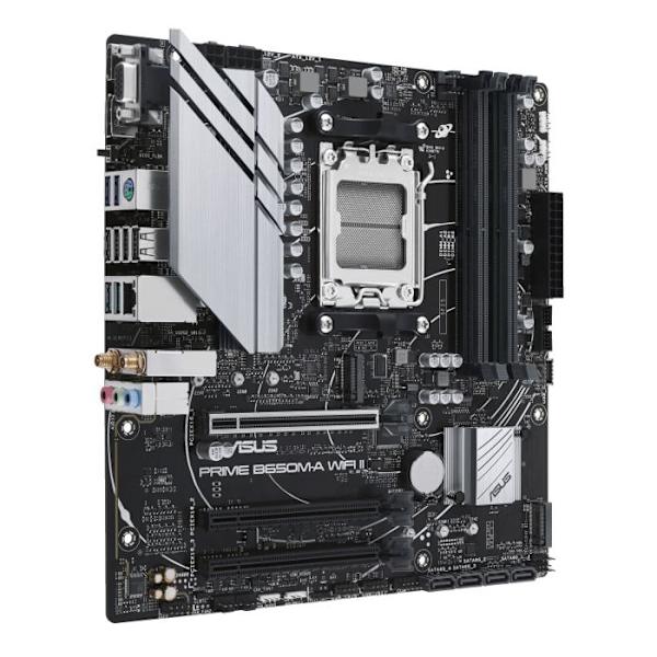 Emolevy - ASUS - PRIME B650M-A WIFI II - AMD B650 - AM5 micro ATX -paikka