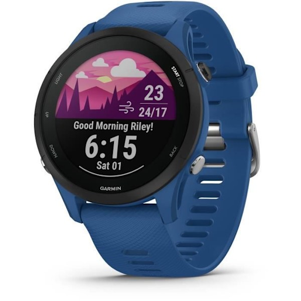 Liitetty urheilukello - GARMIN - Forerunner 255 - Sininen Blå