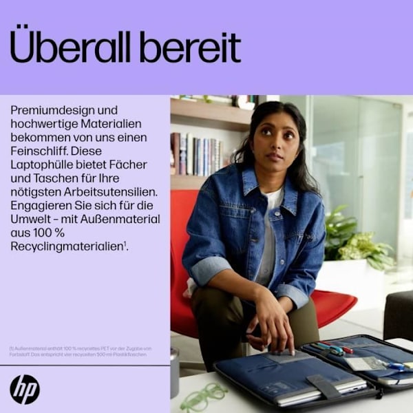 Reppu - HP - Renew Executive - 14 tuumaa - Musta - Sekä miehille että naisille sort
