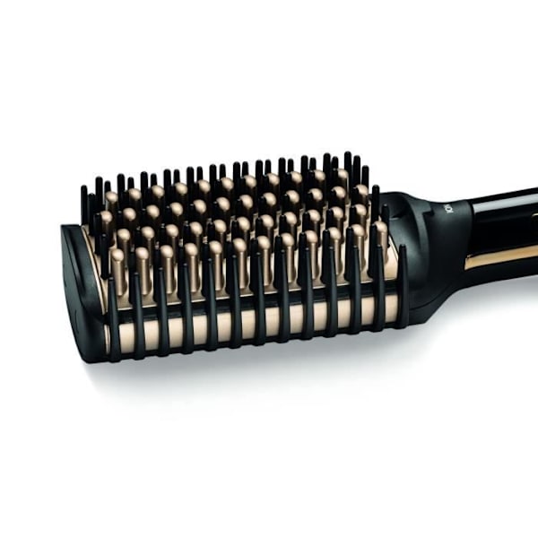 Brosse chauffante BELLISSIMA Magic Shine Sort og guld glamour