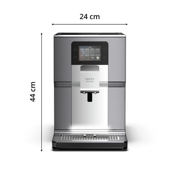 INTUITION PREFERENCE KORNMASKIN + 15 KRUPS RECEPT Silver