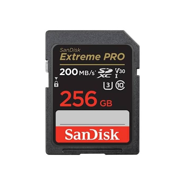 SD Minneskort - Sandisk - Extreme Pro - 256Go - 200Mo/s - UHS-I V30